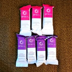 Optavia creamy double PB Cristal bar & campfire stores crisp bar